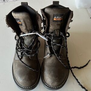 Ariat Work Lace-Up Boots in Dark Brown